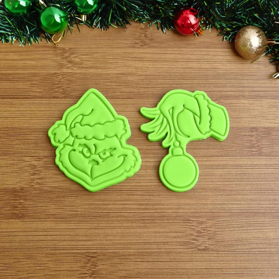 The Grinch Cookie Cutter Christmas Mold Christmas Cookie Cutters