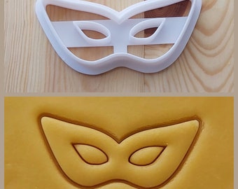 Maschera Carnevale Formina Per Biscotti Stampino Pasta Zucchero Cookie Cutter