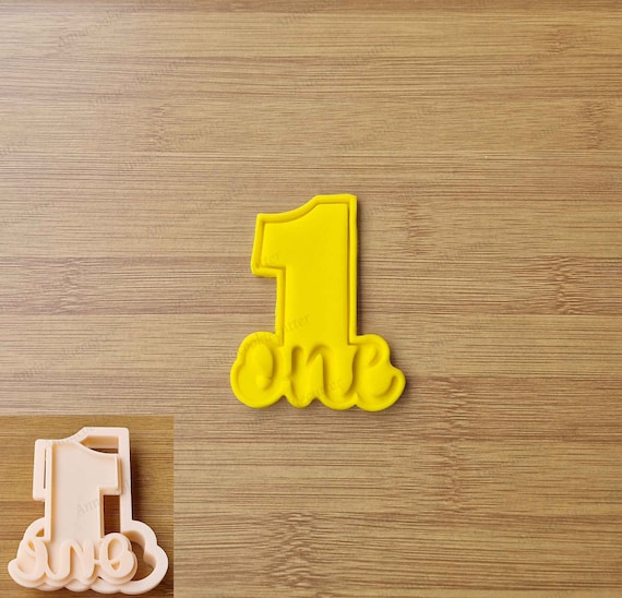 Number One Cookie Cutters Gift for Birthday First Anniversary