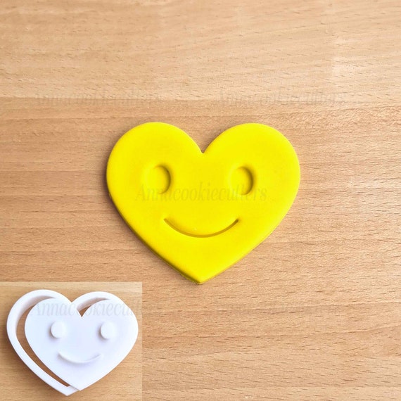 Smiling Heart Cookie Cutter Valentine's Day Cookie Cutters Gift Idea