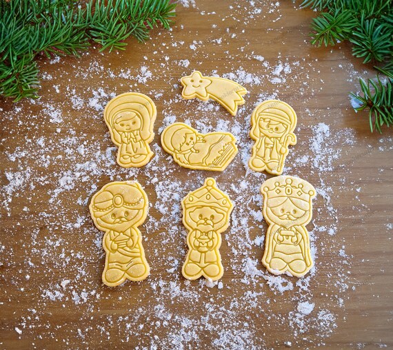 Nativity Scene Cookie Cutter - Festive Baking Tool for Holiday Treats & Gifts, Perfect for Christmas Cookie Decorating