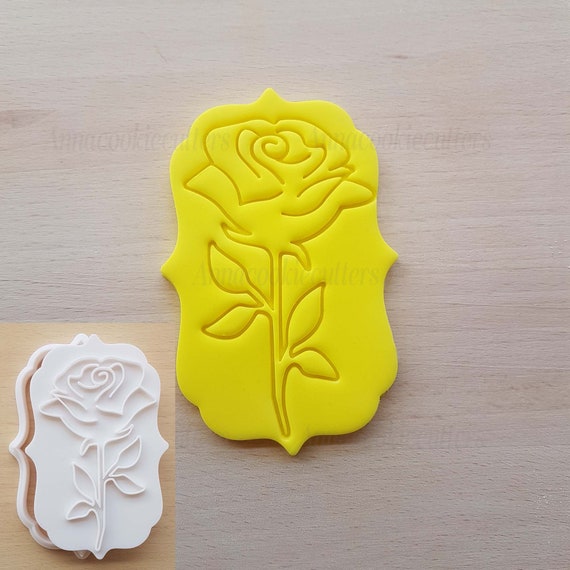 Pink Cookie Cutter Wedding Mold Frame Cookie Cutter Anniversary Party, Valentine's Day, Cake Design