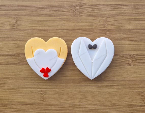 Wedding Heart Cookie Cutters | Wedding Cookie Cutters Bridal Shower Romantic Gift Ideas
