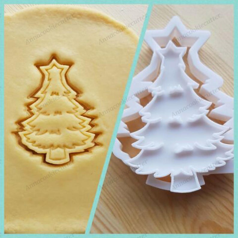 Christmas Tree Cookie Cutter Sugar Paste Cutters Cookie Cutter - Etsy