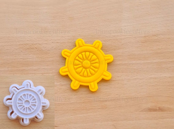 Rudder Cookie Cutter DIY Sweet Sailors Tool for Maritime Themed Creations