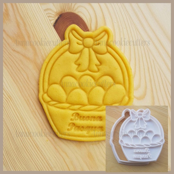 Easter basket cookie mould Formine basket 8 x 10 cm