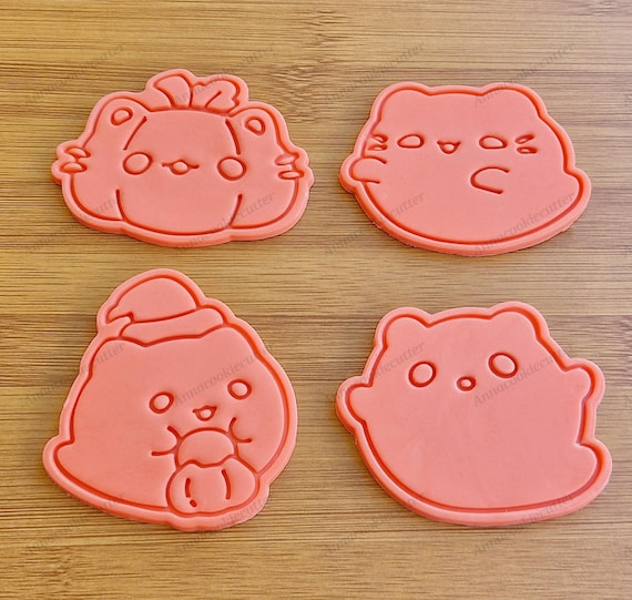 Kawaii Cat's Halloween Cookie Cutters | Pumpkin Kitten Designs | Spooky Shortcrust Pastry Tools | Fondant & Cake Decoration