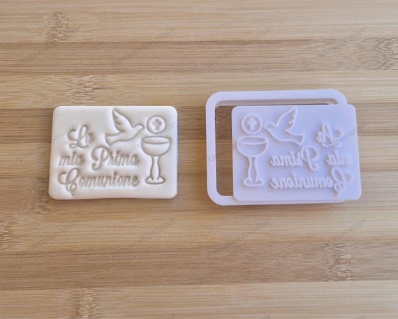 My First Communion Cookie Cutter Dove Cookie Stamp Chalice Cookie Cutter