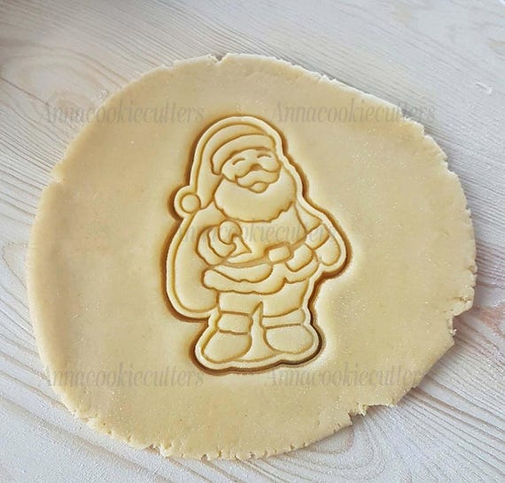 Santa Claus Christmas Cookie Cutter Christmas Cookie Cutters 7 x 10 cm