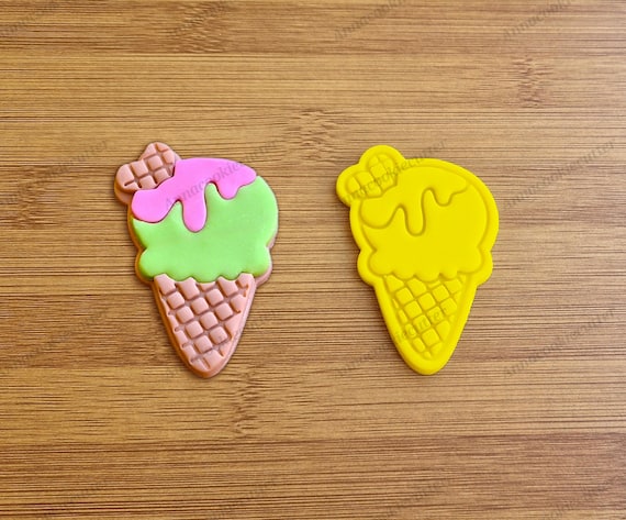 Summer Ice Cream Cookie Cutter | Cookie Cutter for Party, Birthday, and Dessert Decorations | Creative Gift Idea for Summer Parties