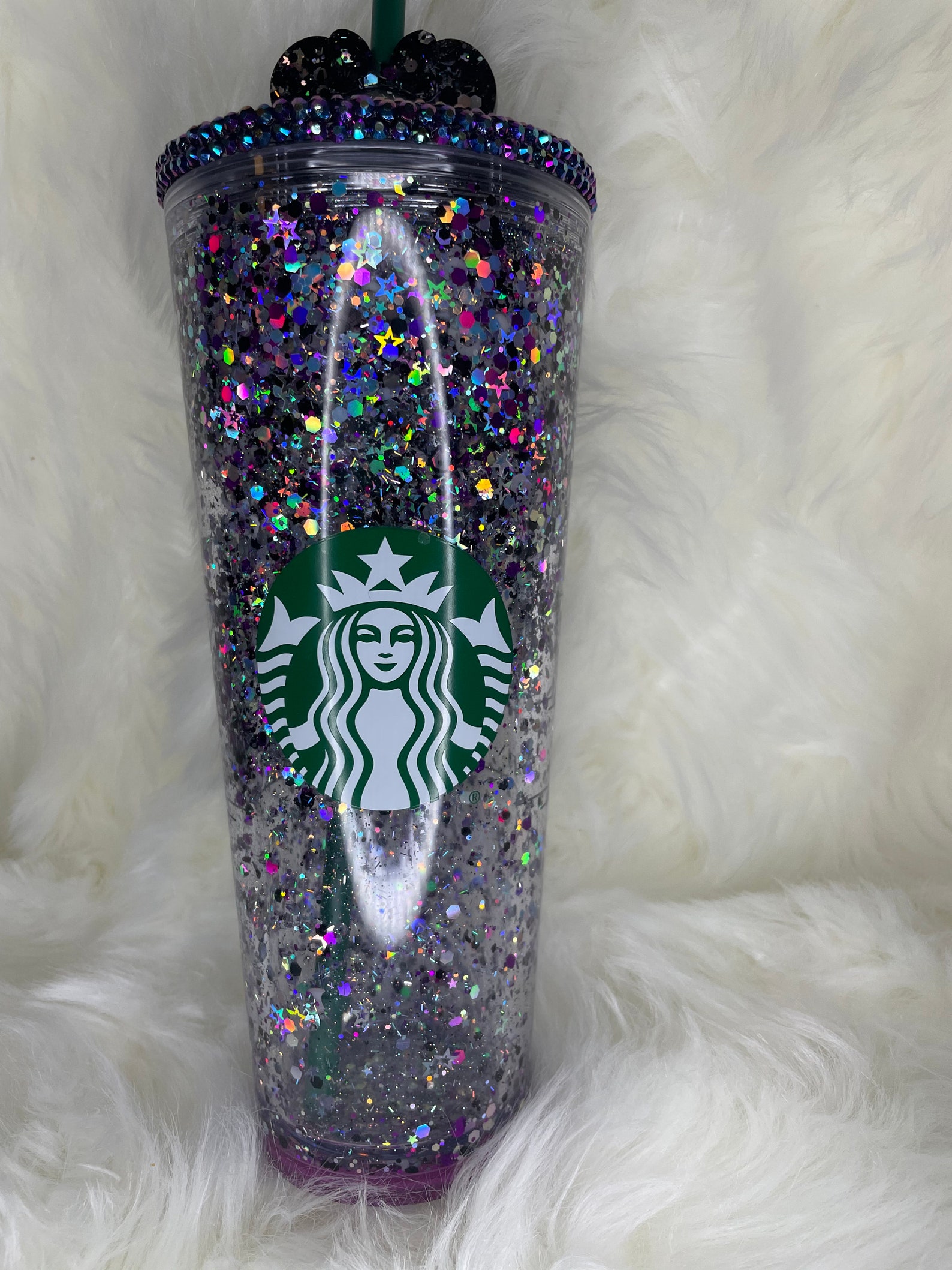 Glow in the Dark Venti Starbucks Tumbler Glow Tumbler Space Etsy