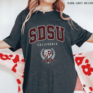 SDSU Shirt San Diego State University Tshirt Alumni Crewneck California Tee Vintage Clothing College Merch Varsity Graduation School Gift