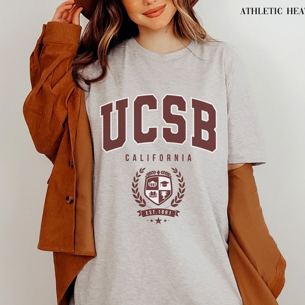 UCSB Shirt UC Santa Barbara University Tshirt Alumni Crewneck California Tee Vintage Clothing College Merch Varsity Graduation School Gift