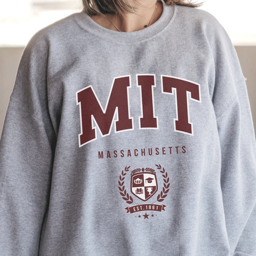 MIT Sweatshirt MIT Sweater Institute of Technology - Etsy