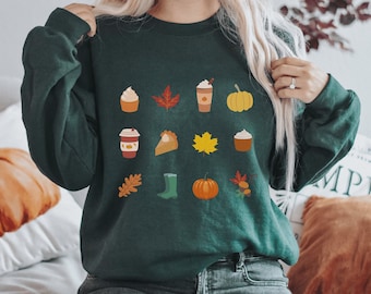 Fall Leaf Sweater - Etsy