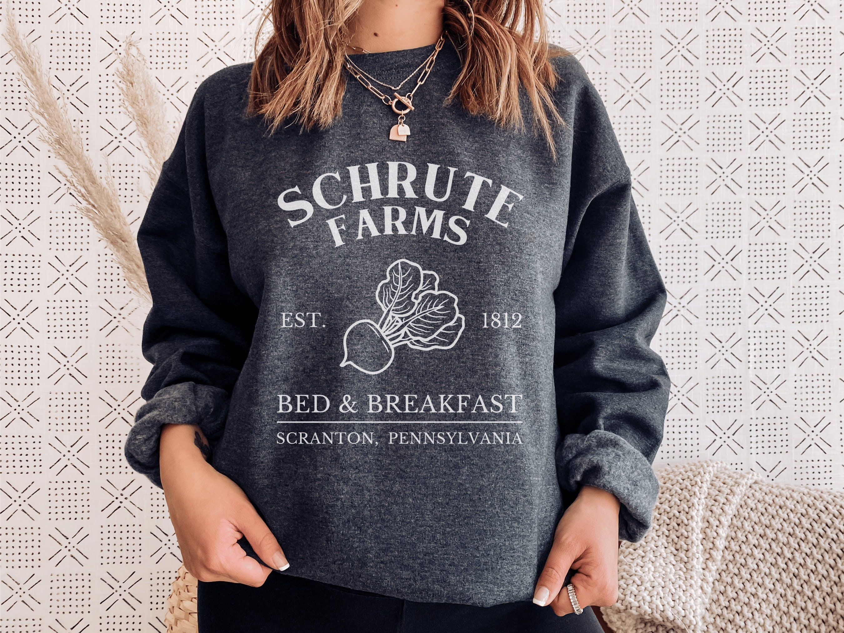 Schrute Farms Sweatshirt - Etsy