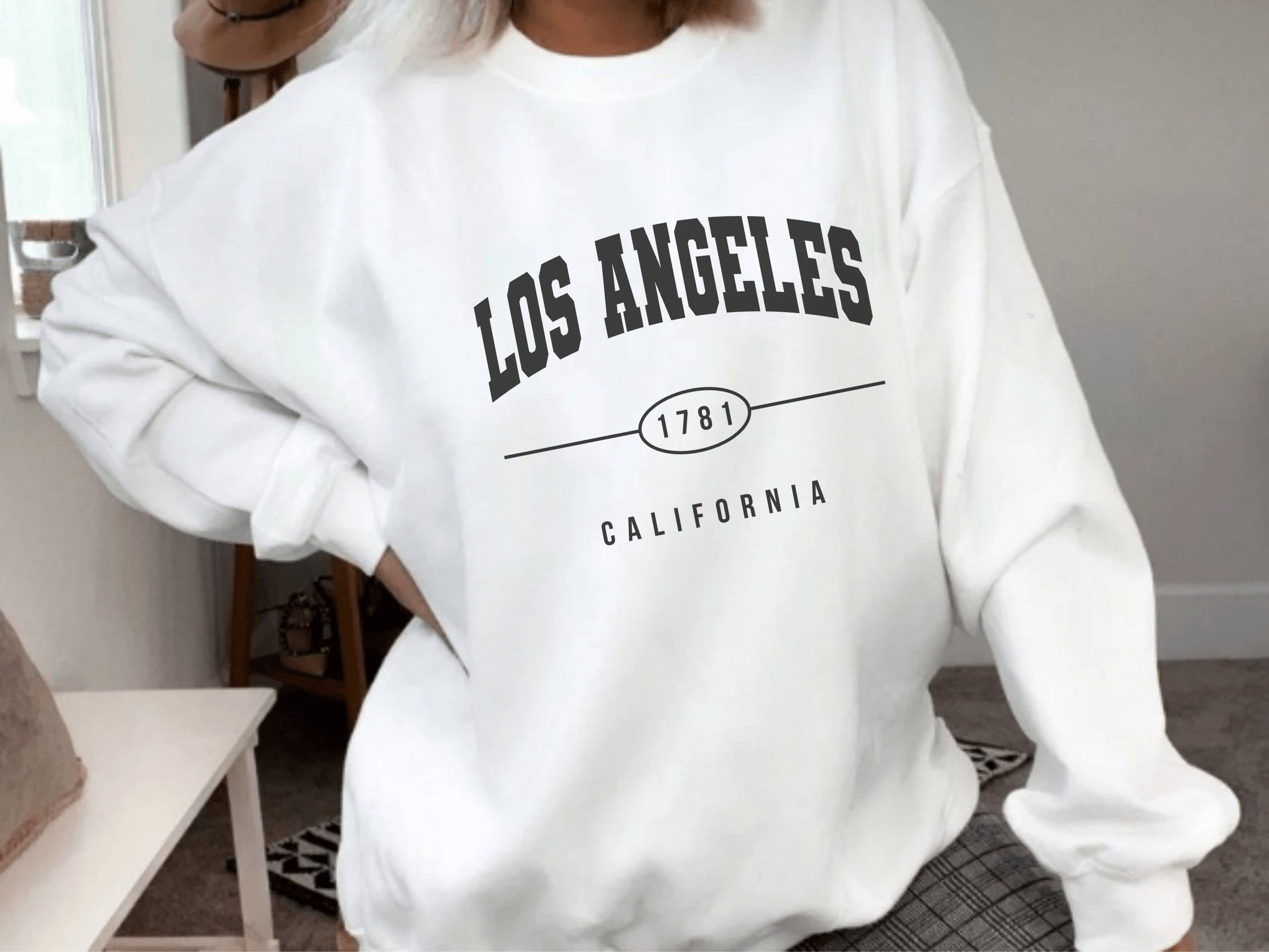 Los Angeles Sweatshirt Los Angeles Sweater California - Etsy Canada
