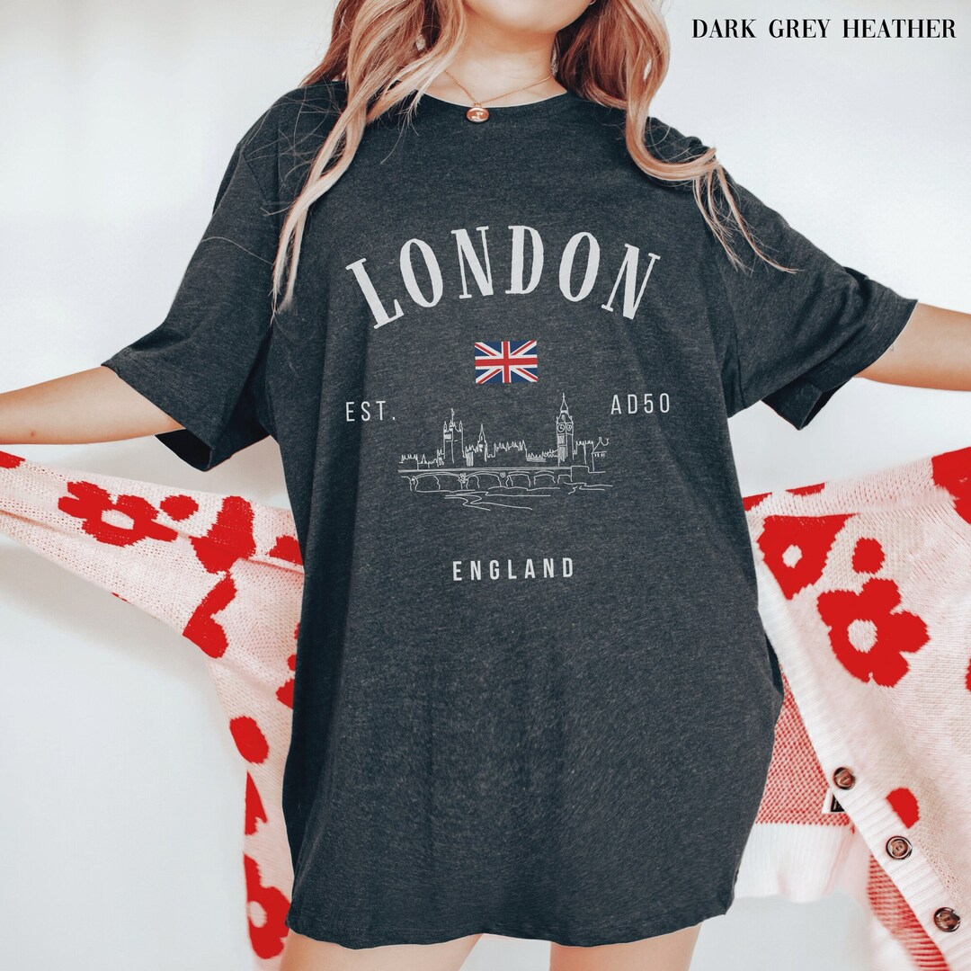 London Shirt England Tshirt British Clothing Womens Apparel Crewneck