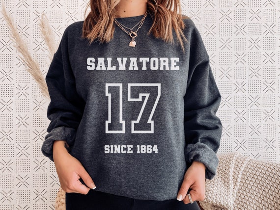Salvatore Sweatshirt Vampire Fan Mystic Falls Sweater Stefan