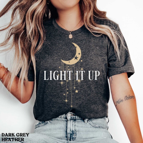 Crescent City Shirt Light It Up Tshirt Sarah J Maas Merch Acotar Crewneck SJM Reader Tee Bryce Quinlan TOG Clothing Booktok Bookish Apparel