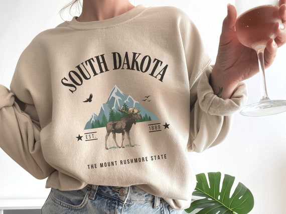 South Dakota Sweatshirt, Dakota Sweater Gift, Vintage State Shirt