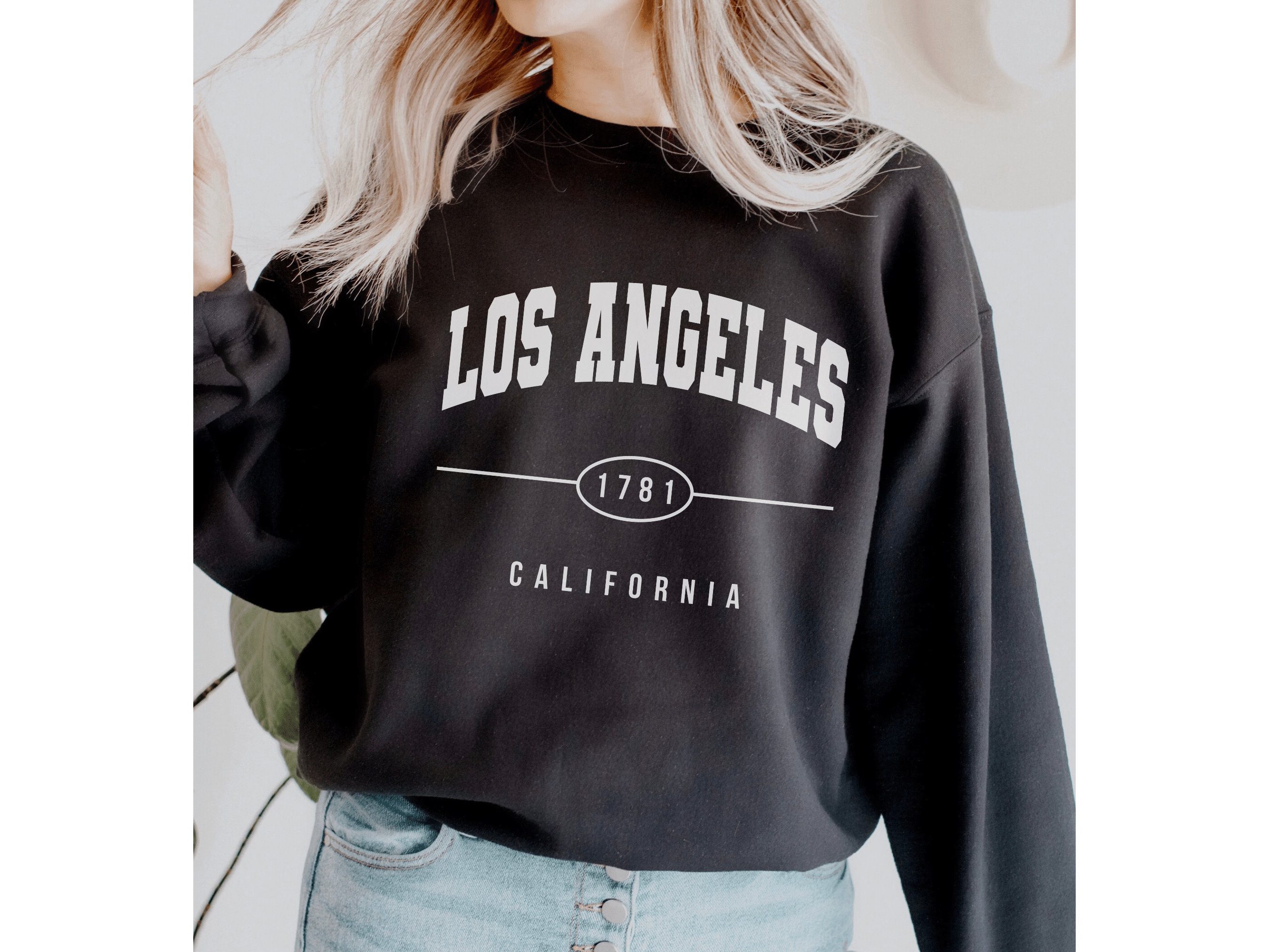 Los Angeles Sweatshirt Los Angeles Sweater California - Etsy Canada