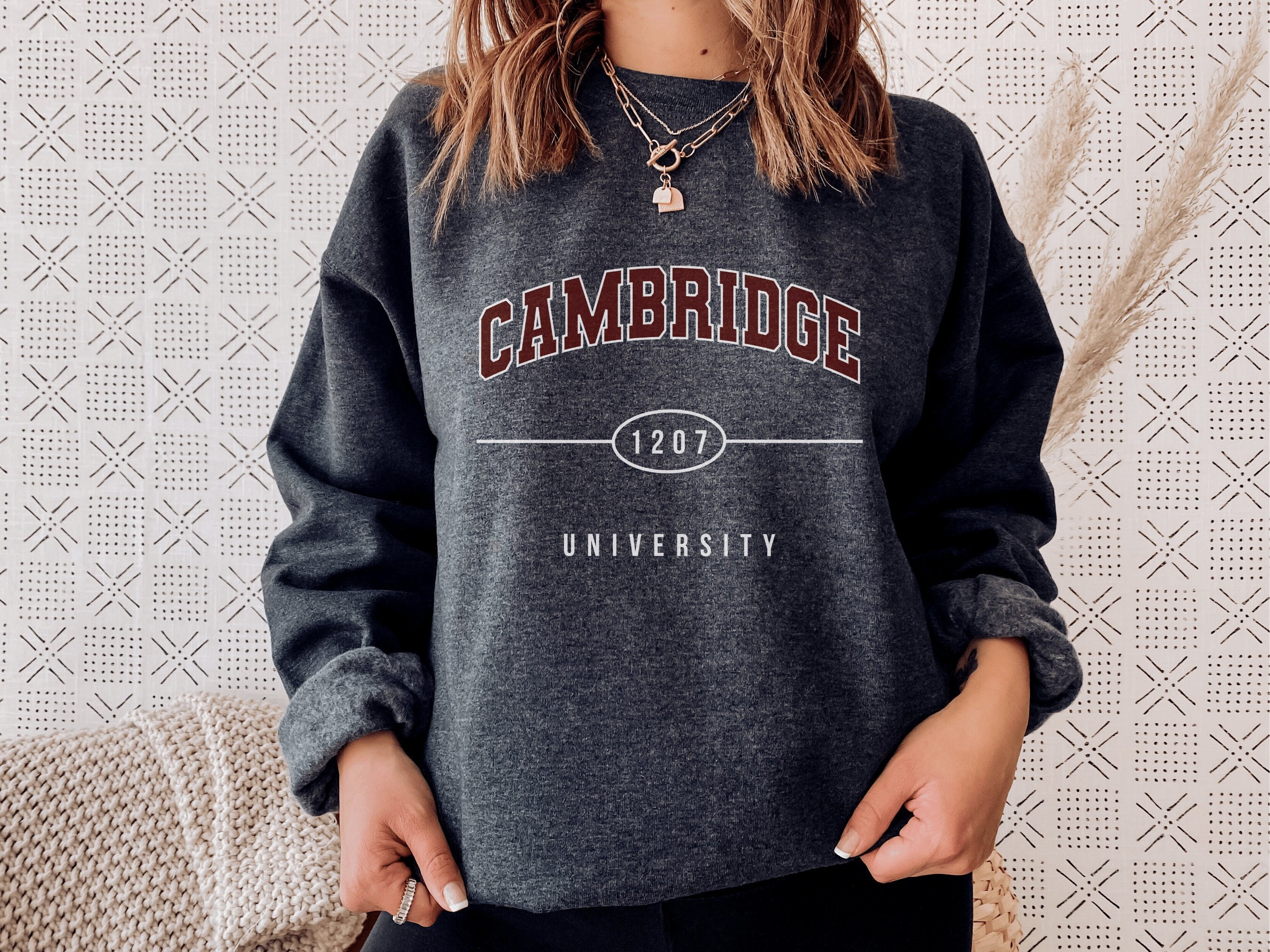 Sweatshirt Cambridge Etsy -