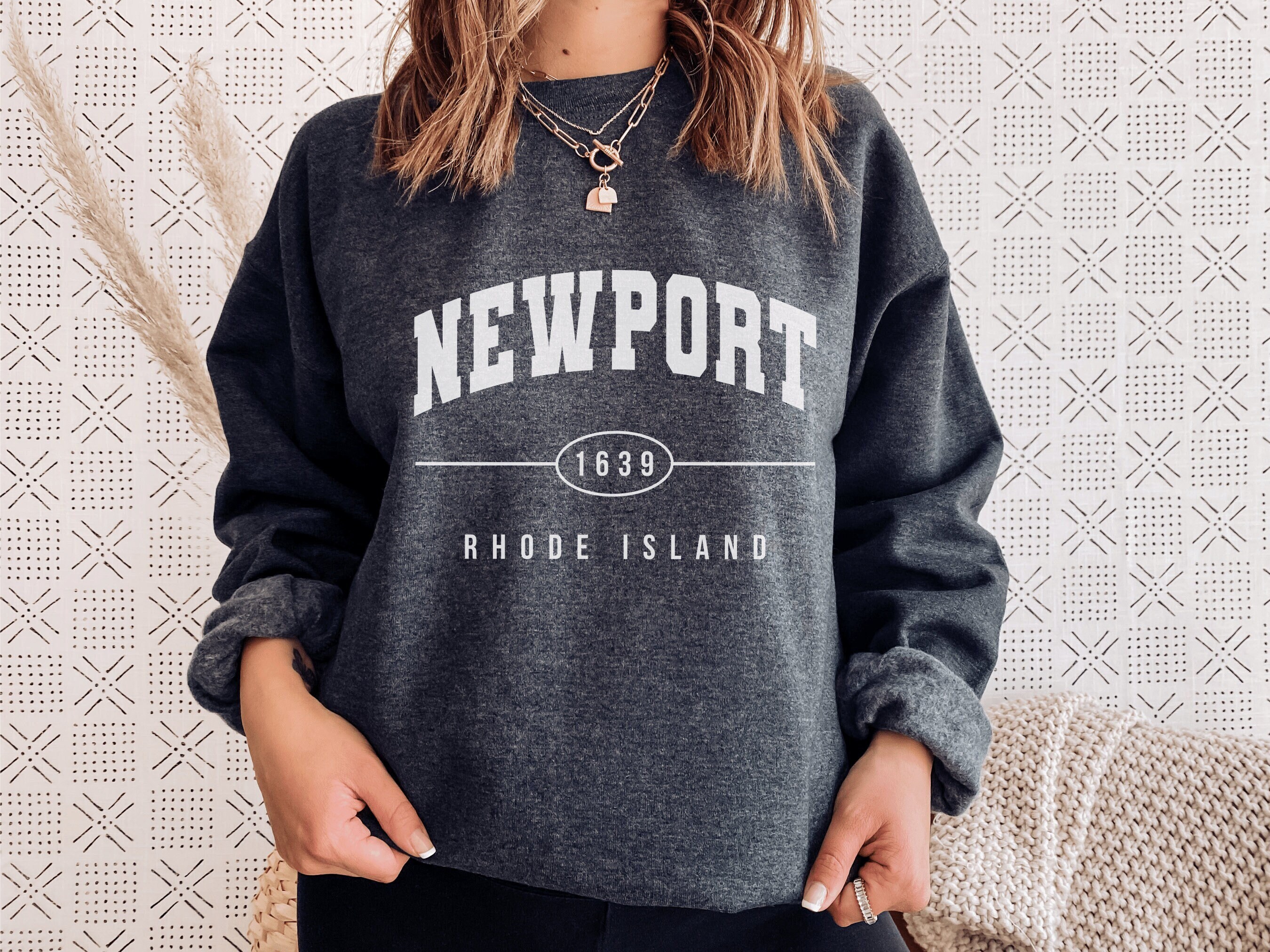 Newport Sweatshirt Newport Sweater Newport Rhode Island - Etsy