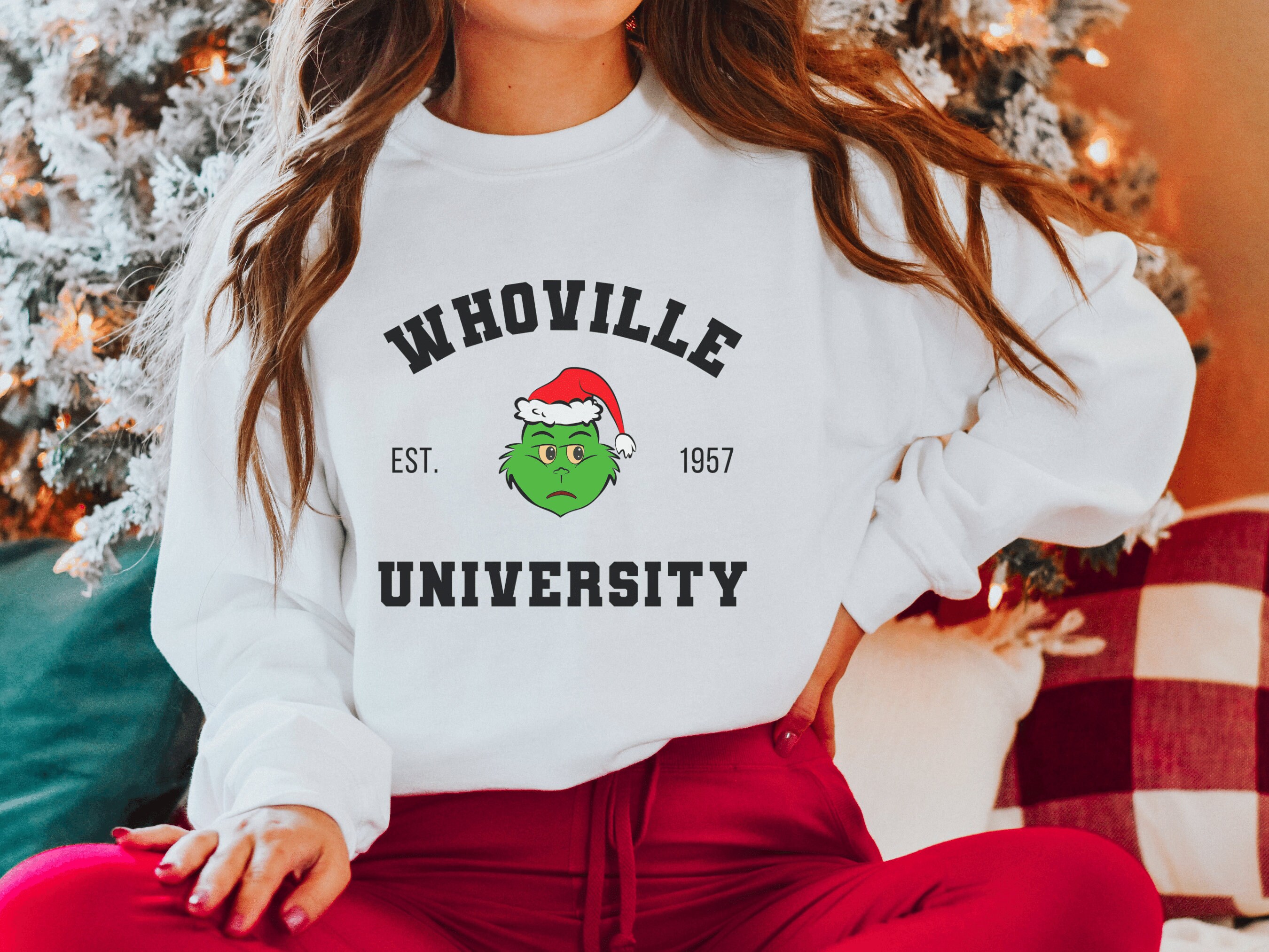 grinch adult sweater