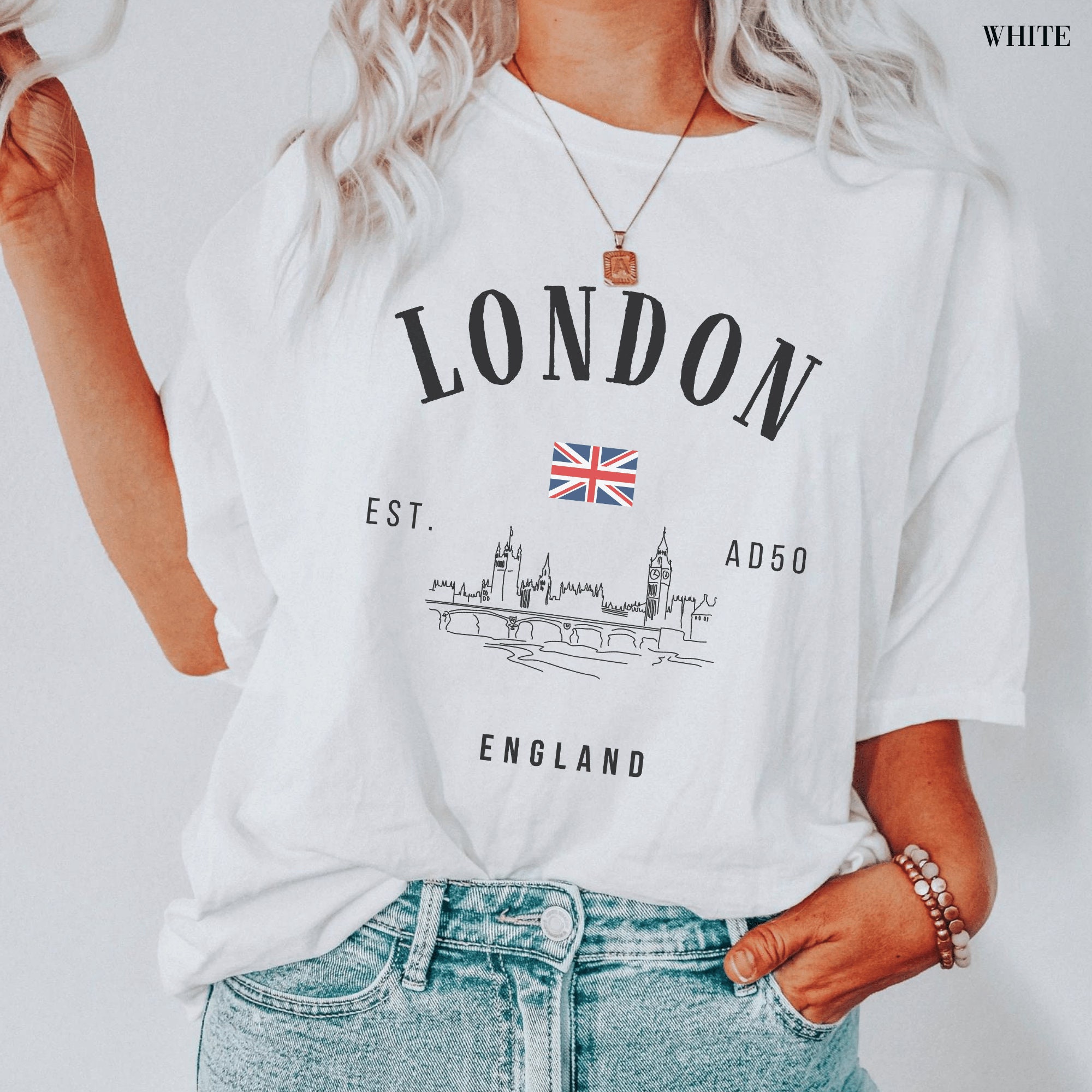 London Shirt England Tshirt British Clothing Womens Apparel - Etsy