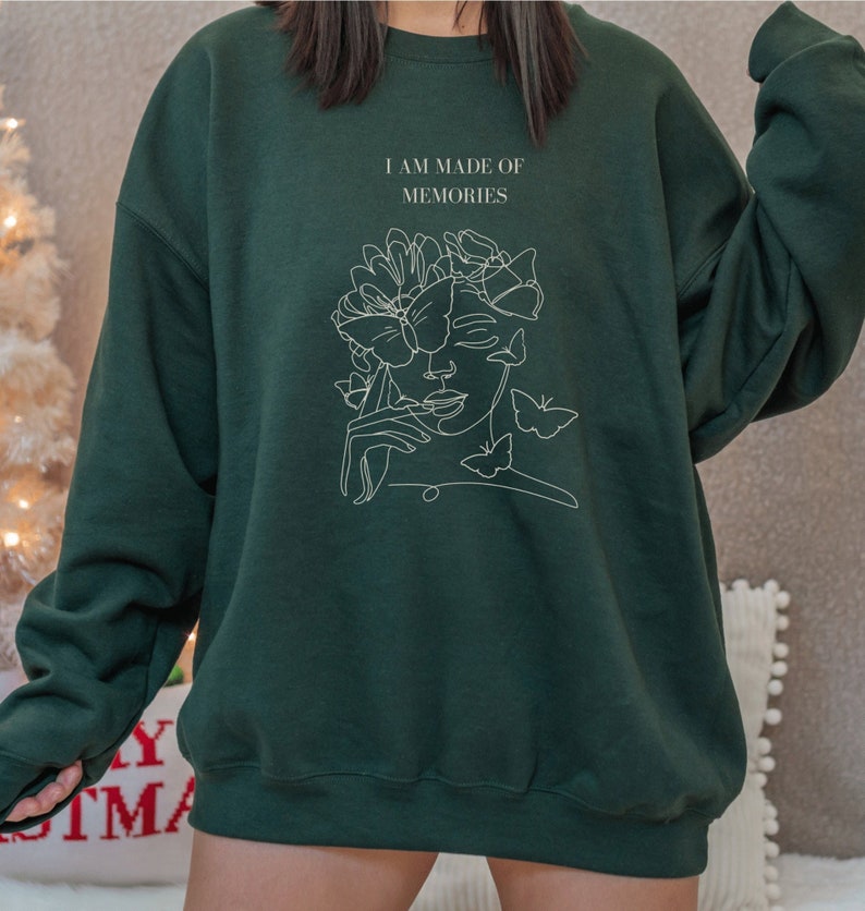 Song of Achilles Sweatshirt, Greek Mythology Sweater, Made of Memories, Dead Poet Literature Crewneck, Indie Bookish Dark Academia Aesthetic 