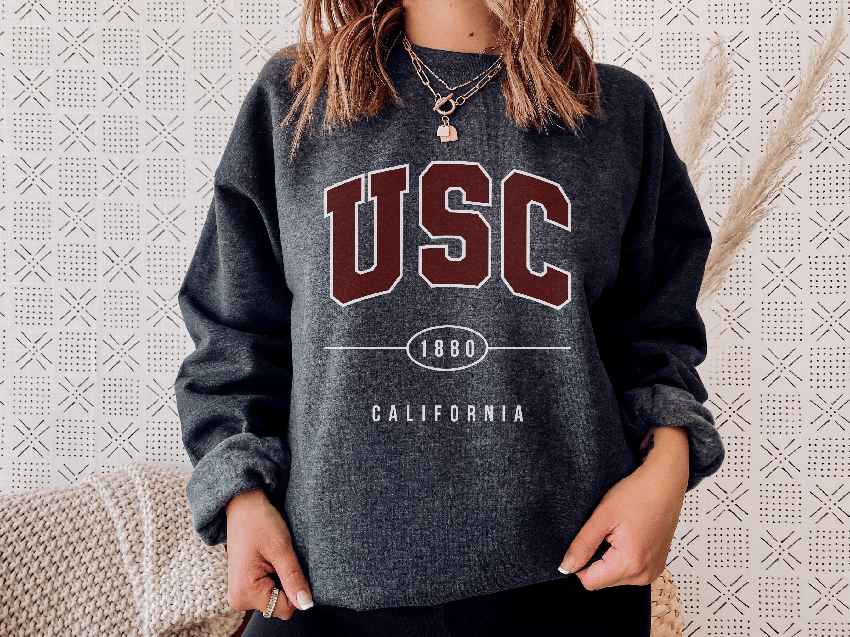 USC Sweatshirt California University Vintage USC Hoodie | Etsy