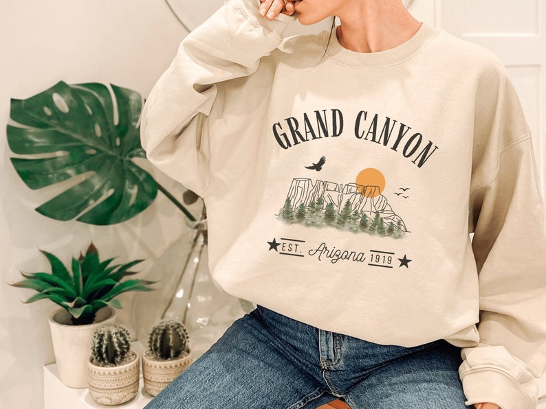 grand canyon crewneck sweatshirt