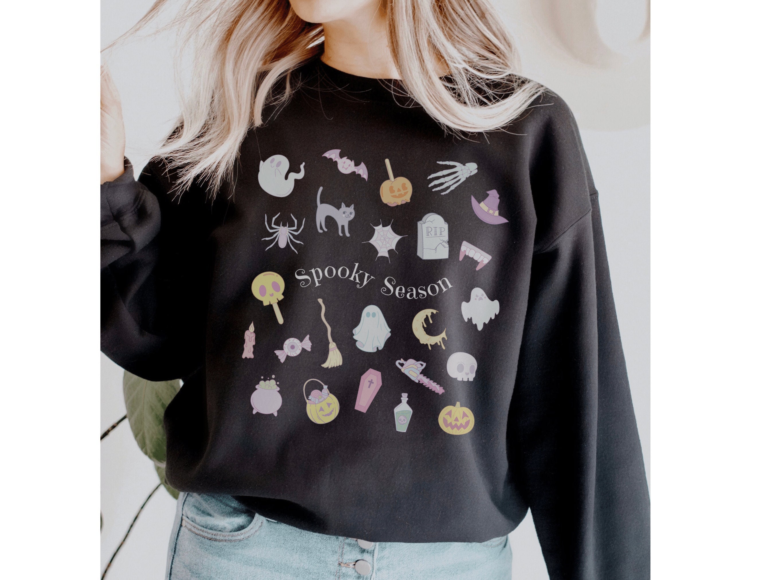 Kawaii Bat Sweater - Etsy