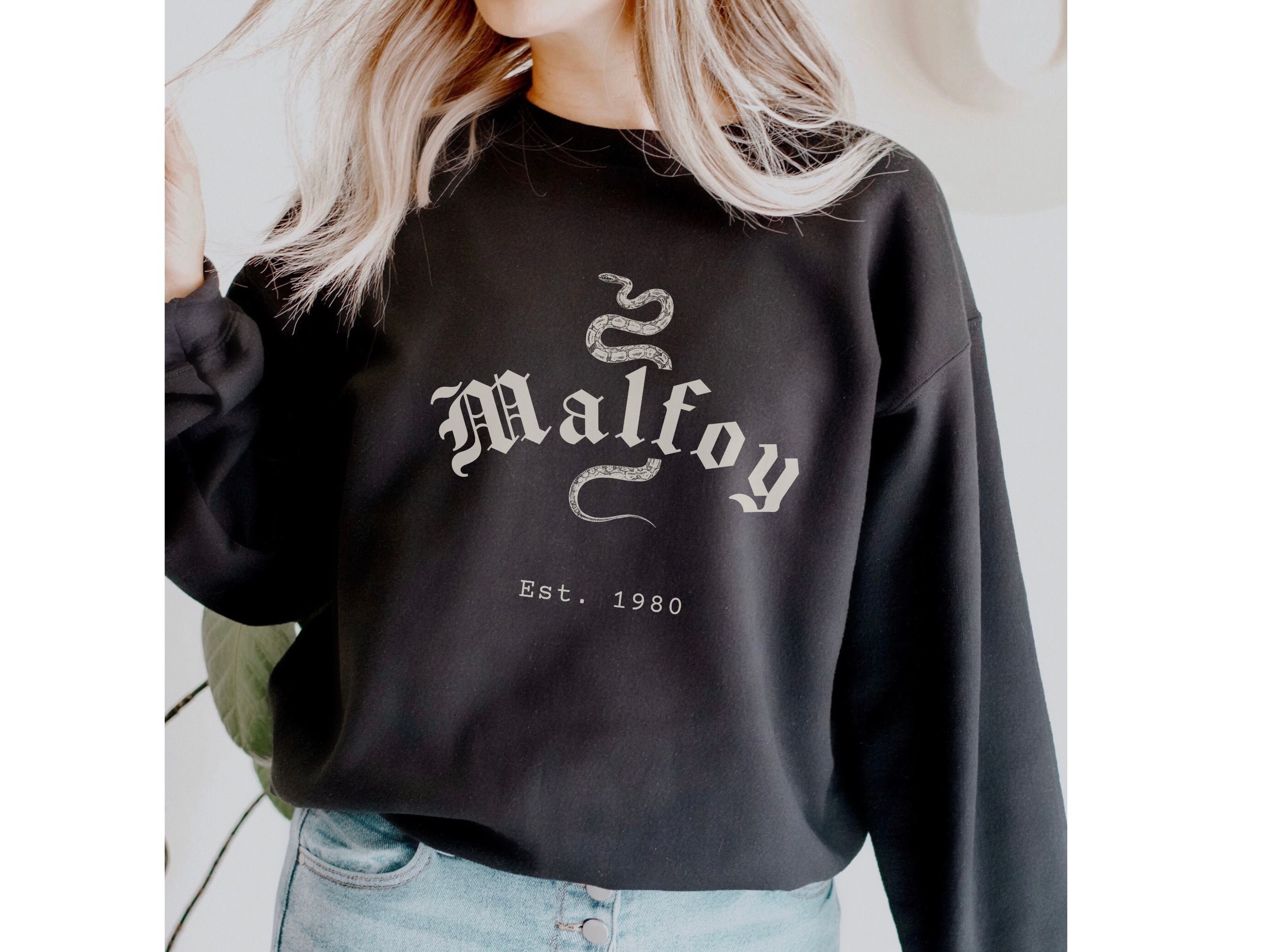 Malfoy Sweatshirt Draco Crewneck Magical Pullover Bookish Shirt