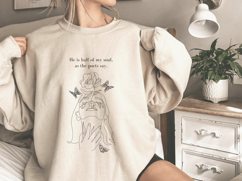 Song of Achilles Sweatshirt, Greek Mythology Sweater, Dead Poet, Literature Crewneck, Indie Bookish, Light Dark Academia, Aesthetic Pullover 