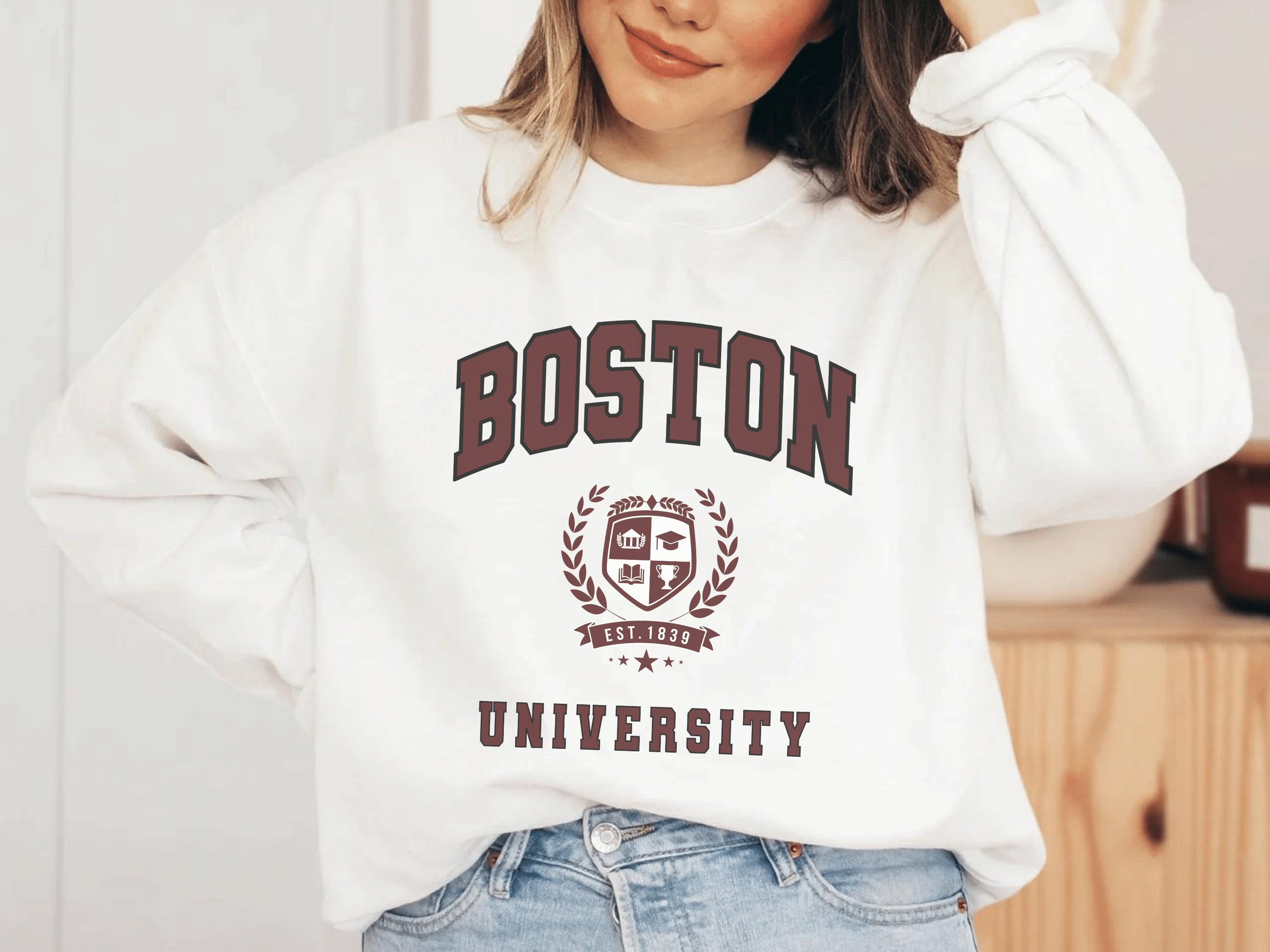 Vintage Boston University Weekend Tour Sweatshirt