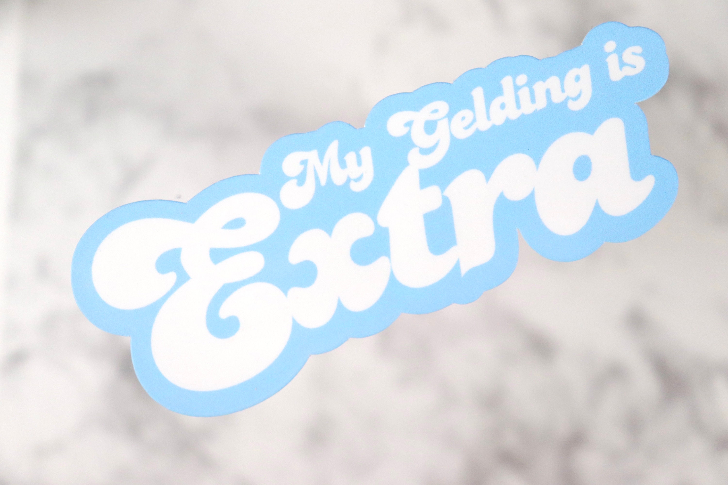 Sticker: My Gelding is Extra