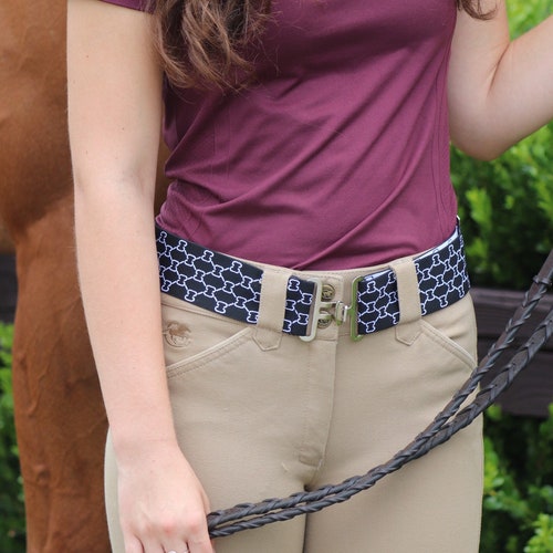 2 Inch Elastic Equestrian Belt Etsy