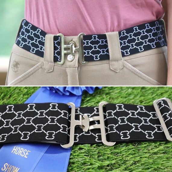 2 inch elastic equestrian belt Etsy