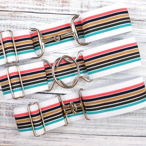 Monogrammed Equestrian Belts Elastic Equestrian Belt Etsy