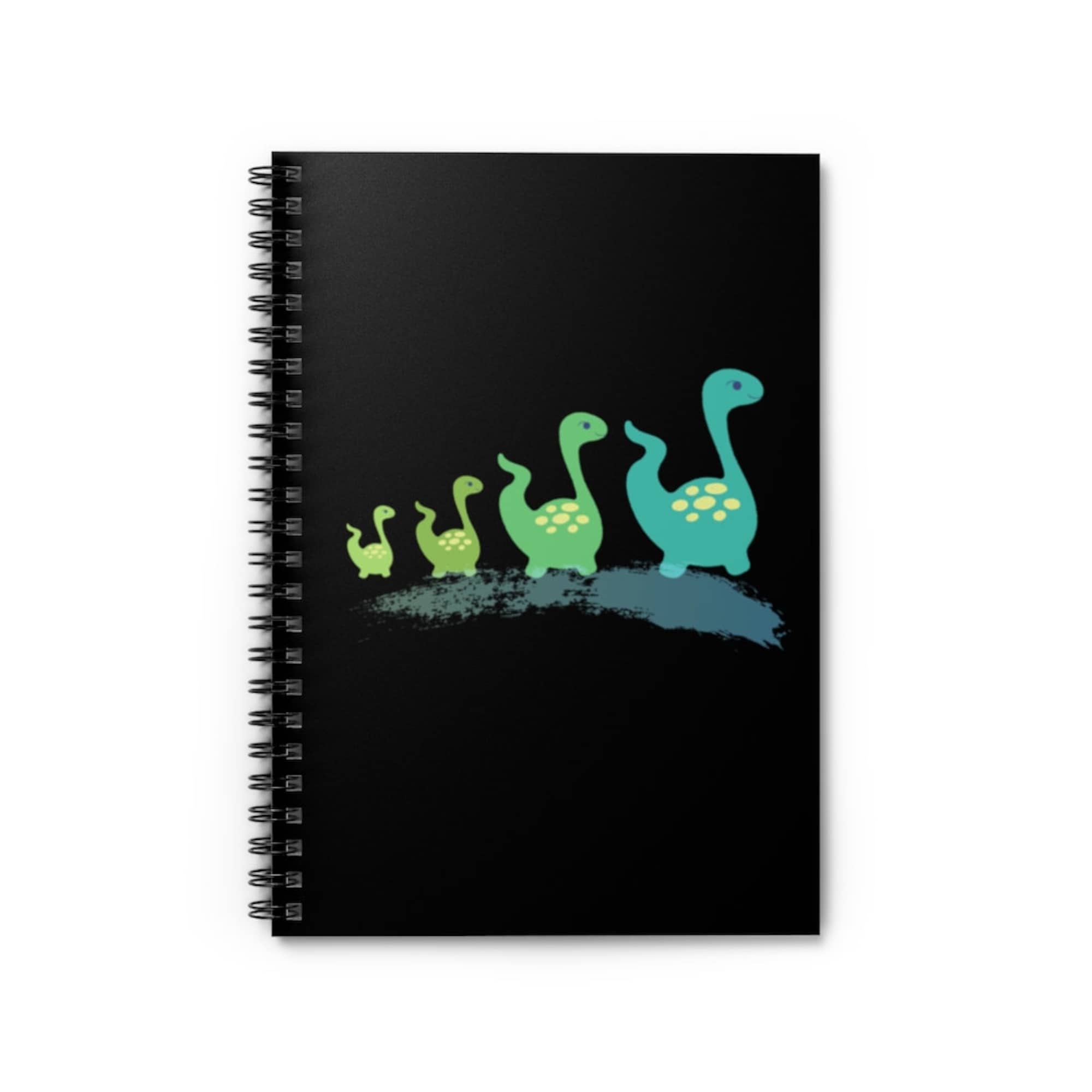 Spiral Notebook - Ruled Line - Dinosaur