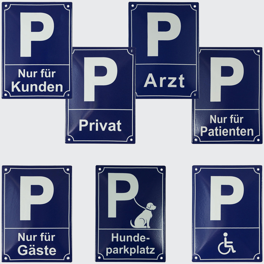 Schild Kein öffentlicher Parkplatz Parken verboten Parkausweis 3 mm A, 8,99  €
