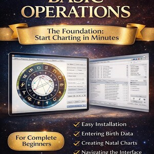 Solar Fire 9 Astrology Guide: Basic Operations, Chart Casting Tutorial (PDF Download)