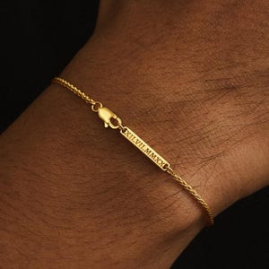 Roman Numeral Bracelet, Custom Men Bracelet, Anniversary Gift For Him, Gift For Boyfriend, Personalized Bracelet For Men, Husband Bracelet
