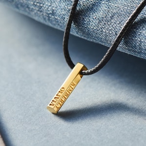 Dad Necklace With Kids Names, Dad Gifts From Son, Husband Necklace, Mens Jewelry, Men Custom Name Necklace, Custom Dad Gift