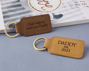 Dad est 2021, Daddy est 2022, New Gift For Babyshower, New Father Birthday Gift, First Time Dad Gift From Baby, Dad Gifts