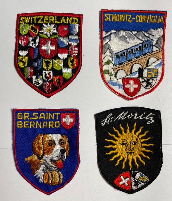 Lot of 16 Embroidered Patches - Switzerland - 197… - image 2