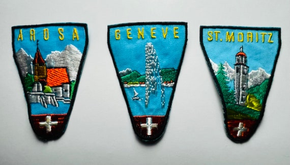 Lot of 16 Embroidered Patches - Switzerland - 197… - image 6