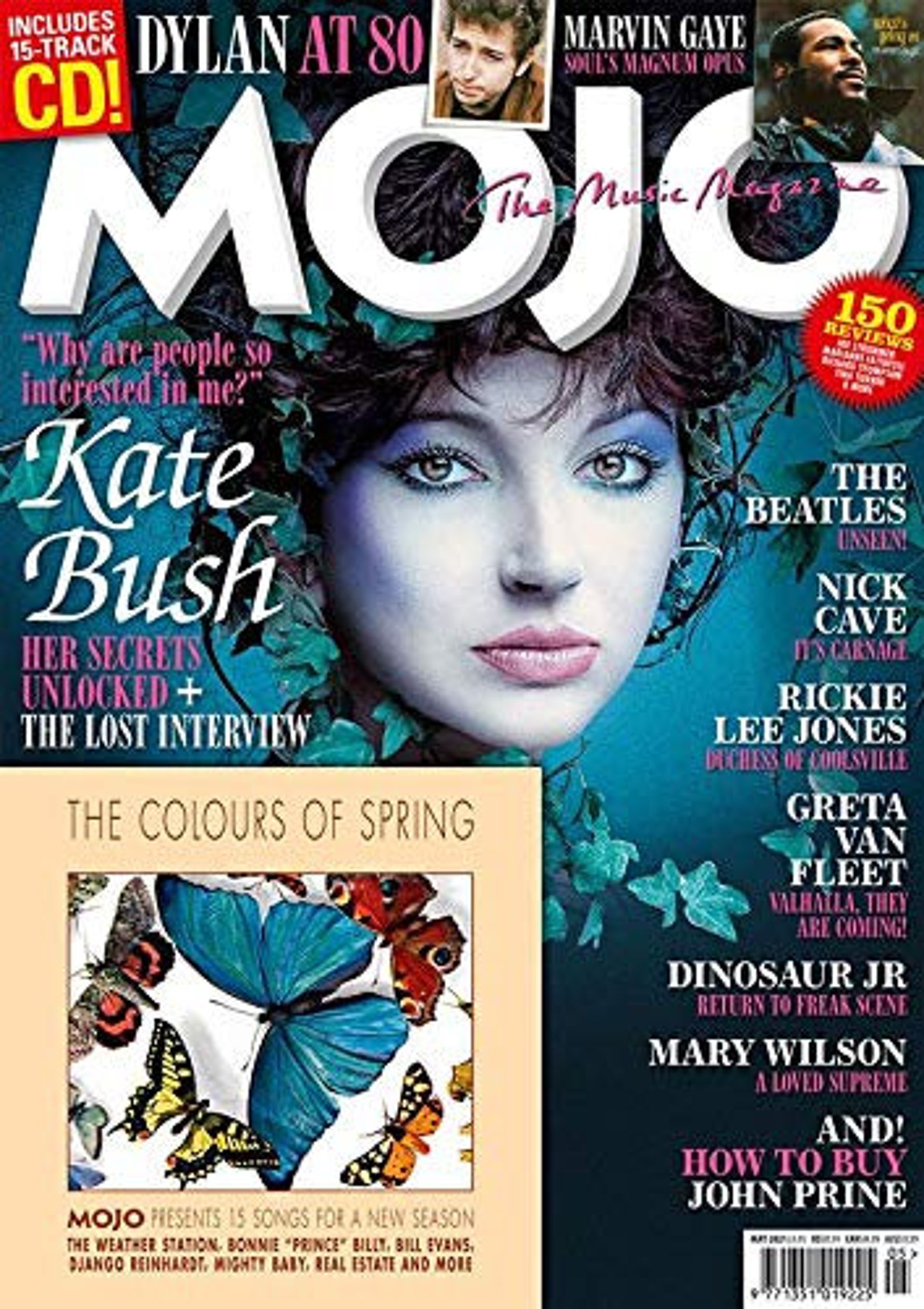 UK Mojo Magazine May 2021: Kate Bush Bob Dylan Marvin Gaye ...